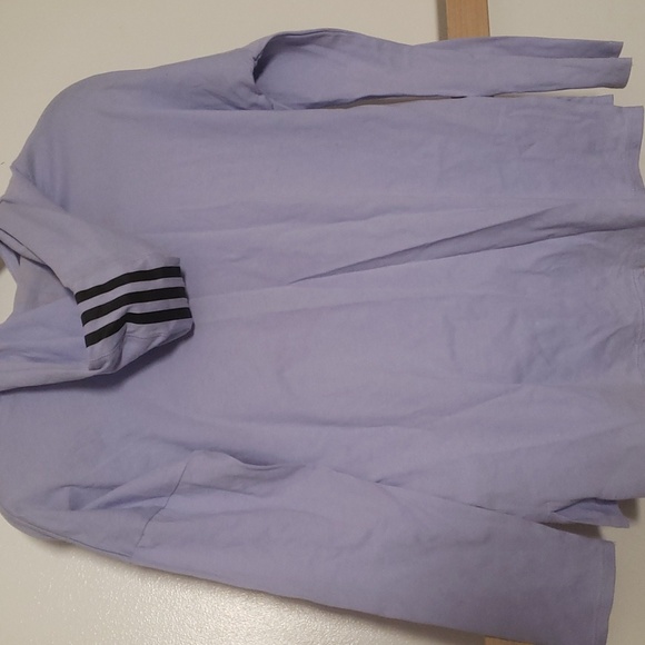 Adidas Lavender Girls hoodie size Large euc - Picture 2 of 5